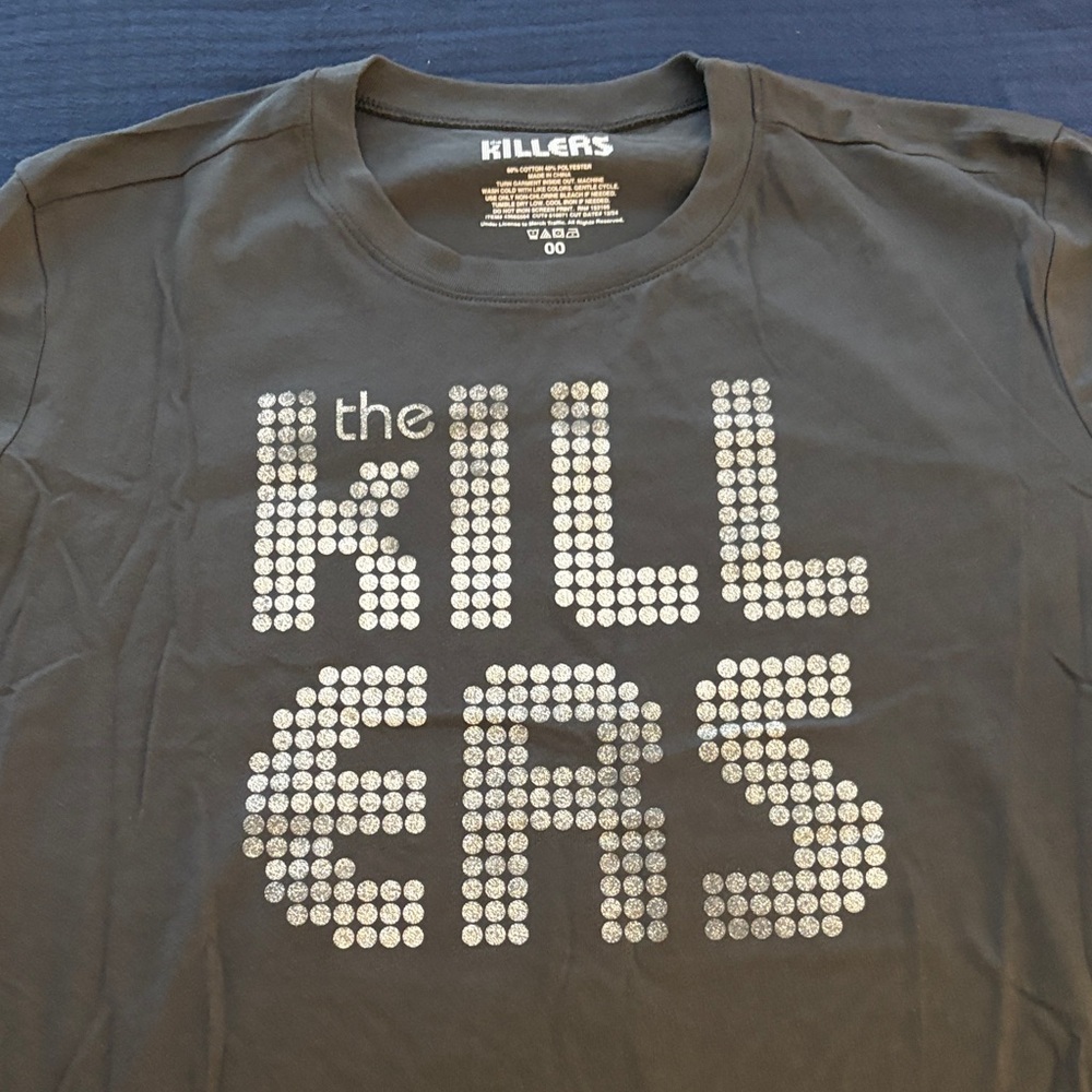 NWT Torrid Vintage Black Tee - The Killers (size 00 plus M/L)